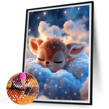 Load image into Gallery viewer, Diamond Painting - Full Round - Deer sleeping on the clouds (30*40CM)