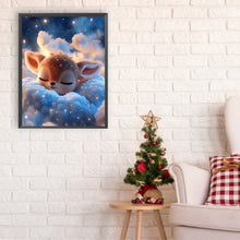 Load image into Gallery viewer, Diamond Painting - Full Round - Deer sleeping on the clouds (30*40CM)