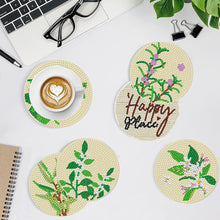 Load image into Gallery viewer, 6/8 Pcs Acrylic Summer Beach Diamond Painting Coasters with Holder Cork Pads