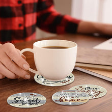 Load image into Gallery viewer, 6/8 Pcs Acrylic Summer Beach Diamond Painting Coasters with Holder Cork Pads