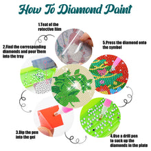 Load image into Gallery viewer, 6/8 Pcs Acrylic Summer Beach Diamond Painting Coasters with Holder Cork Pads