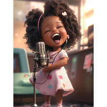 Load image into Gallery viewer, Diamond Painting - Full Round - sweet girl (30*40CM)