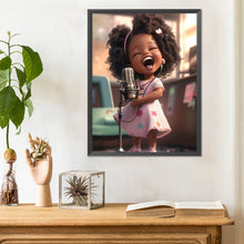 Load image into Gallery viewer, Diamond Painting - Full Round - sweet girl (30*40CM)