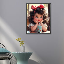Load image into Gallery viewer, Diamond Painting - Full Round - sweet girl (40*50CM)