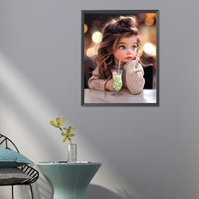 Load image into Gallery viewer, Diamond Painting - Full Round - sweet girl (40*50CM)