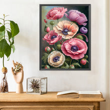 Load image into Gallery viewer, Diamond Painting - Full Round - poppy flower (30*40CM)
