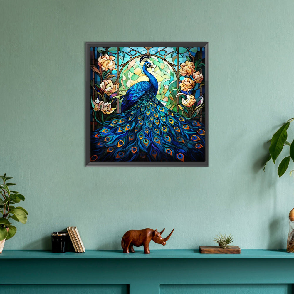 Diamond Painting - Full Round - Peacock (30*30CM)