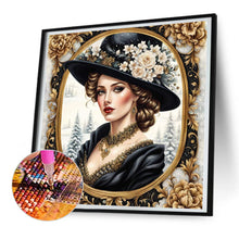 Load image into Gallery viewer, Diamond Painting - Full Round - noble lady (30*30CM)