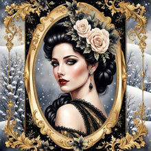 Load image into Gallery viewer, Diamond Painting - Full Round - noble lady (30*30CM)