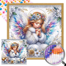 Load image into Gallery viewer, AB Diamond Painting - Full Round - praying angel (30*30CM)