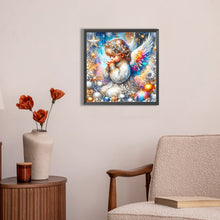 Load image into Gallery viewer, AB Diamond Painting - Full Round - Colorful feather praying girl (30*30CM)