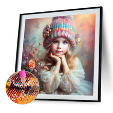 Load image into Gallery viewer, AB Diamond Painting - Full Round - girl looking at camera (30*30CM)