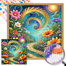 Load image into Gallery viewer, AB Diamond Painting - Full Round - fairy tale world flowers (30*30CM)