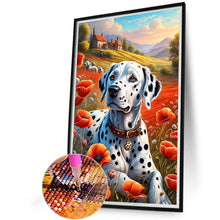 Load image into Gallery viewer, AB Diamond Painting - Full Round - Poppies and Dalmatians (40*60CM)