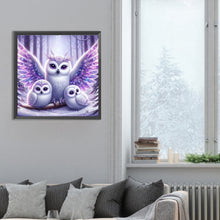 Load image into Gallery viewer, Diamond Painting - Full Round - shiny owl (30*30CM)
