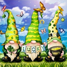 Load image into Gallery viewer, Diamond Painting - Full Round - Garden Gnome (30*30CM)