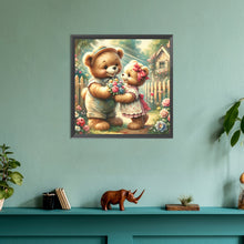 Load image into Gallery viewer, Diamond Painting - Full Round - Rose Care Bear (30*30CM)