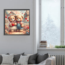 Load image into Gallery viewer, Diamond Painting - Full Round - Rose Care Bear (30*30CM)