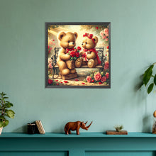 Load image into Gallery viewer, Diamond Painting - Full Round - Rose Care Bear (30*30CM)