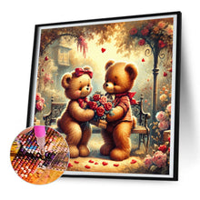 Load image into Gallery viewer, Diamond Painting - Full Round - Rose Care Bear (30*30CM)