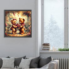 Load image into Gallery viewer, Diamond Painting - Full Round - Rose Care Bear (30*30CM)