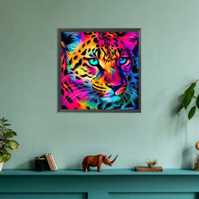 Load image into Gallery viewer, Diamond Painting - Full Round - colorful leopard (30*30CM)