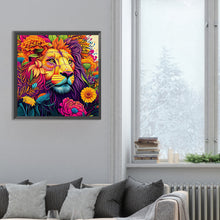 Load image into Gallery viewer, Diamond Painting - Full Round - colorful lion (30*30CM)