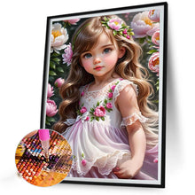 Load image into Gallery viewer, Diamond Painting - Full Round - sweet girl (40*50CM)