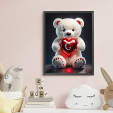 Load image into Gallery viewer, Diamond Painting - Full Round - Love letter bear G (35*45CM)