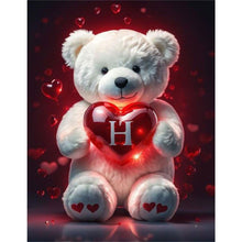 Load image into Gallery viewer, Diamond Painting - Full Round - Heart Letter Bear H (35*45CM)