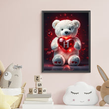 Load image into Gallery viewer, Diamond Painting - Full Round - Heart Letter Bear H (35*45CM)