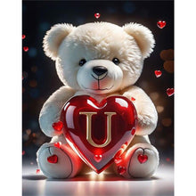 Load image into Gallery viewer, Diamond Painting - Full Round - Love Letter Bear U (35*45CM)