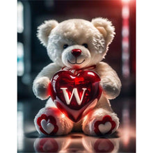 Load image into Gallery viewer, Diamond Painting - Full Round - Love Letter Bear W (35*45CM)