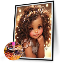 Load image into Gallery viewer, Diamond Painting - Full Round - sweet girl (30*40CM)