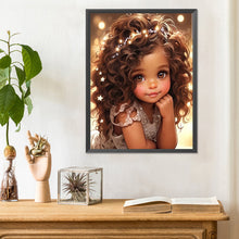 Load image into Gallery viewer, Diamond Painting - Full Round - sweet girl (30*40CM)