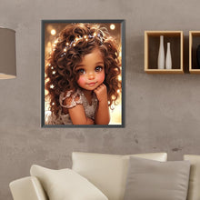 Load image into Gallery viewer, Diamond Painting - Full Round - sweet girl (30*40CM)