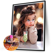Load image into Gallery viewer, Diamond Painting - Full Round - sweet girl (30*40CM)