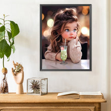 Load image into Gallery viewer, Diamond Painting - Full Round - sweet girl (30*40CM)