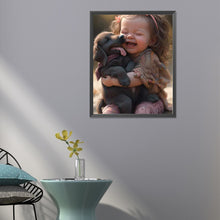 Load image into Gallery viewer, Diamond Painting - Full Round - sweet girl (40*50CM)