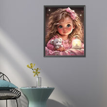 Load image into Gallery viewer, Diamond Painting - Full Round - sweet girl (40*50CM)