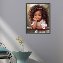 Load image into Gallery viewer, Diamond Painting - Full Round - sweet girl (40*50CM)