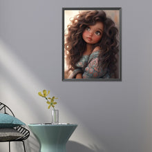 Load image into Gallery viewer, Diamond Painting - Full Round - sweet girl (40*50CM)