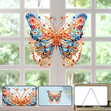 Load image into Gallery viewer, Acrylic Single-Sided Diamond Painting Hanging Pendant for Home Decor (Butterfly)