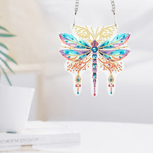 Load image into Gallery viewer, Acrylic Single-Sided Diamond Painting Hanging Pendant for Home Decor (Dragonfly)