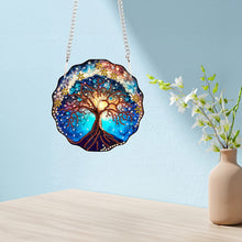 Load image into Gallery viewer, Acrylic Single-Sided Diamond Painting Hanging Pendant for Home Decor (Tree)