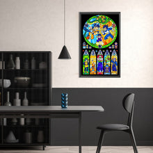 Load image into Gallery viewer, Diamond Painting - Full Round - Dragon Ball Character Glass Painting (30*50CM)