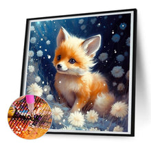 Load image into Gallery viewer, Diamond Painting - Full Round - fox on clouds (30*30CM)