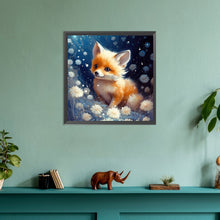 Load image into Gallery viewer, Diamond Painting - Full Round - fox on clouds (30*30CM)