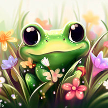 Load image into Gallery viewer, Diamond Painting - Full Round - Little frog (30*30CM)