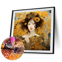 Load image into Gallery viewer, Diamond Painting - Full Round - art nouveau girl (40*40CM)